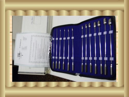 Bakes Rosebud Urethral Sounds set of 13 pcs  German Stainless Steel