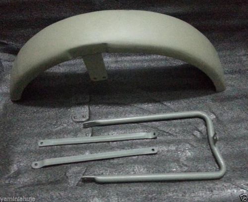 MATCHLESS G3L AJS 16M WWII MILITARY MODEL FRONT FENDER MUDGUARD WITH STAYS