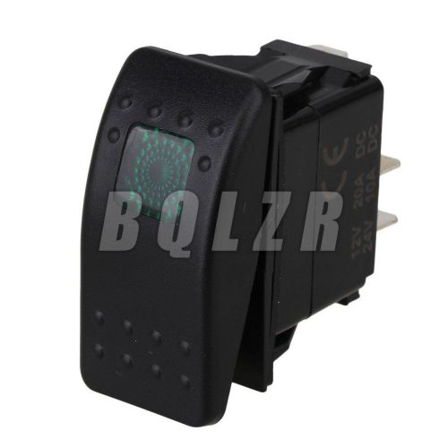 BQLZR LED Rocker Switch Black