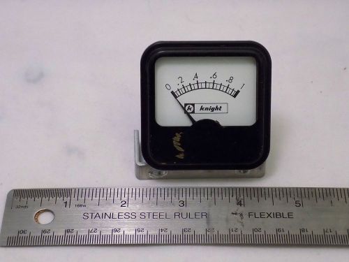 Knight Kit 1mA Full Scale Deflection Panel meter Lot 17