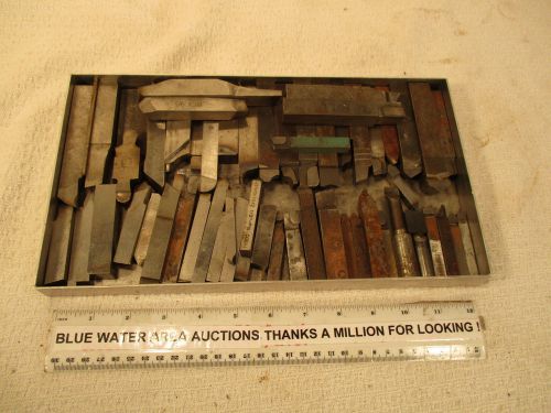 HUGE Lot of (50) + Tool Bits, 13 POUNDS, Carbide Tip, High Speed Steel, MORE