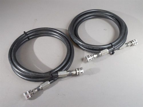 Lot of 2 parker 12&#039; no-skive 301-4 snap-tite quick connectors 5000psi 1/4&#034;x 2w for sale