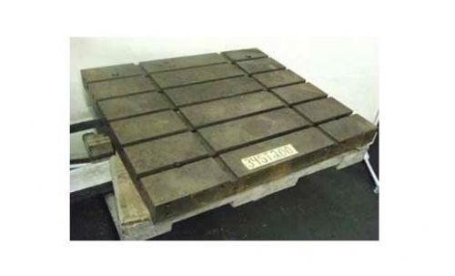 34” x 38” Sub Plate Fixture Grid Subplate Table T-slots