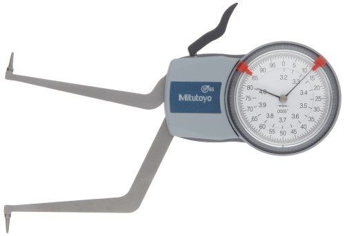 Mitutoyo 209-354 caliper gauge, pointed jaw, white face, 0.80-1.6&#034; range, for sale