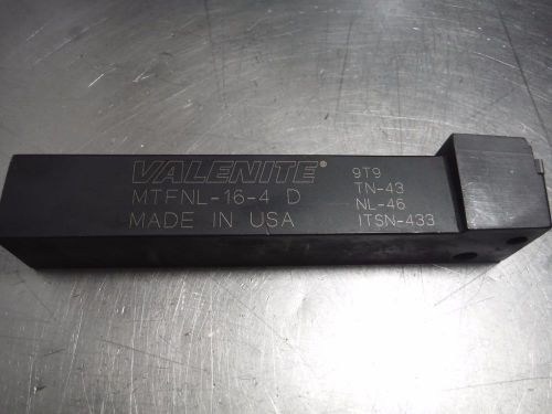 Valenite Indexable Lathe Tool Holder 1&#034;x1&#034; Shank MTFNL 16 4 D (LOC1298B)