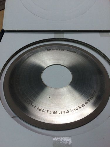 1F1R Master 204X2X7 [8&#034;x.08&#034;X1/4&#034;] R=1 C125 D220 Bore 60mm Bond R