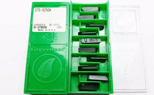 Greenleaf GTS-6250 G-925 Grooving Parting Carbide Inserts (QTY 10) (RT 100)