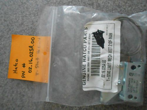 Hatco High limit tempature control PT# 02.16.025A.00...FREE SHIP