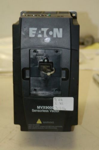 USED PULLOFF EATON MVX9000 SENSORLESS VECTOR DRIVE MVX005A0-2  NO KEYPAD