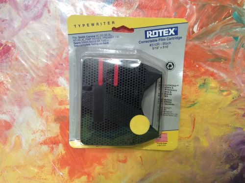 Rotex typewriter ribbon Correctable Film Cartridge #310R Black 5/16X516&#039;