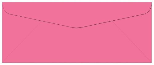 100 Hot Pink #10 Envelopes for $11.94 - 9.5&#034; x 4.125&#034; - Standard Flap