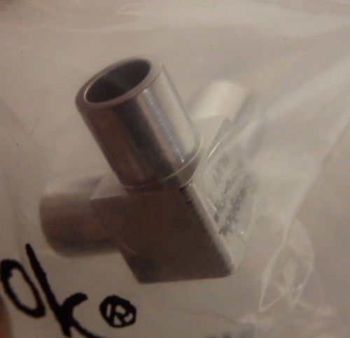 Swagelok 6lv-4mw-9 micro-fit weld fitting 1/4&#034; tube od 90° tribow 316l (d6) for sale