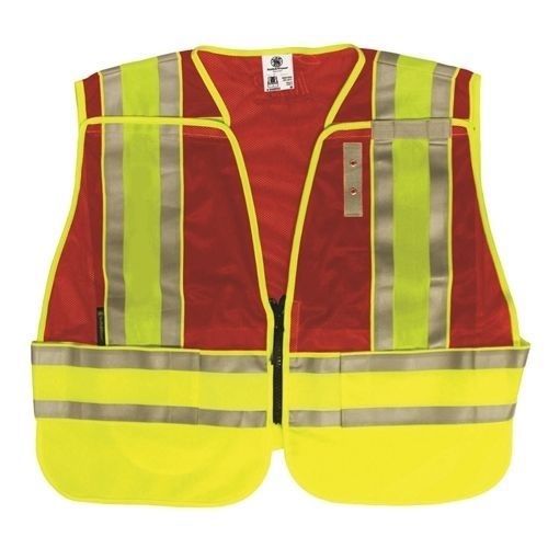Smith &amp; wesson red reflective safety work vest svsw025p-m/xl for sale