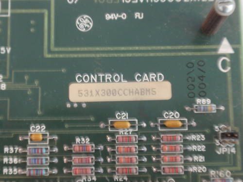 GE Drive Control Card 531X300CCHABM5
