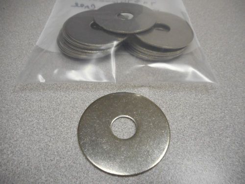 MCMASTER-CARR 90313A118 WASHER TYPE 18-8 SS OVERSIZED FLAT (LOT OF 20)