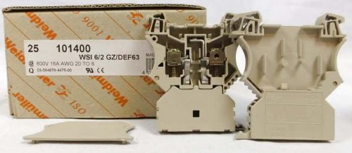 Lot 25+covers weidmuller wsi 6/2 gz/def63 fuseholders, extractor posts new for sale