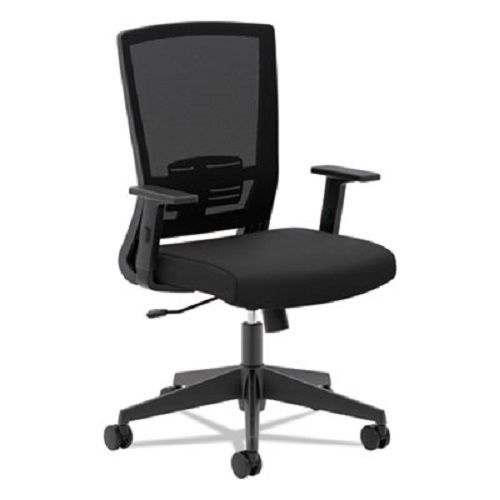 HON BASYX - Mesh High-Back Task Chair with Arms – Black
