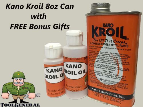 Kano kroil penetrating oil 8 oz w/ bonus gift for sale