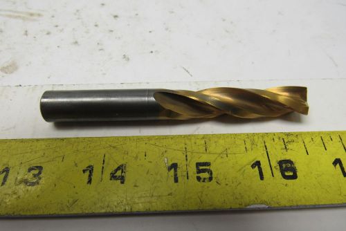 Guhring p40 eiaw 11.1mm solid carbide 3 flute drill bit tin coated for sale