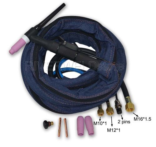 WP18-12 water cooled WP-18 SR-18 TIG Welding torch 12FT