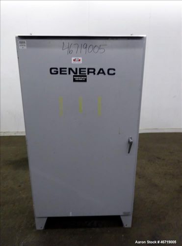 Used- Generac Automatic Transfer Switch, Model 2798850100, 800 Amp. 3/60/277/480