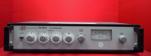 IET / GenRad Oscillator 1316 - 10Hz - 100kHz in 4 Decade Ranges (POWERED ON)