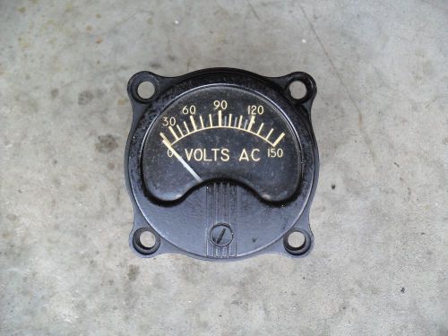 Vintage Westinghouse AC Volts Panel Meter USN steampunk WW2 aviation