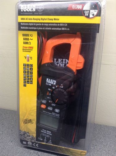 KLEIN TOOLS  CL700 600Amp AC/DC True RMS Clamp Meter BRAND NEW