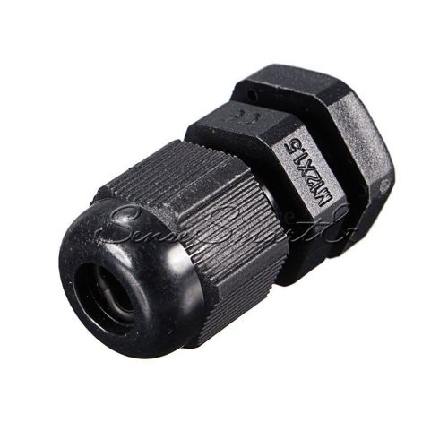 10PCS Waterproof Fixing Gland Connector PG7 for 3.5-6mm Dia Cable Wire ST