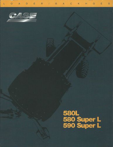 Equipment Brochure - Case - 580L 580 / 590 Super L Loader Backhoe 1994 (E2973)