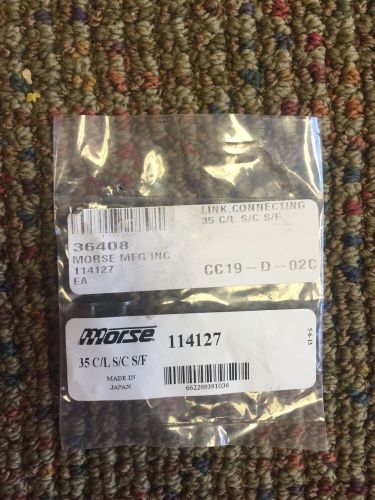 NEW MORSE 35 C/L S/C S/F 114127 MORSE MFG INC LINK CONNECTOR CC-19-D-02C