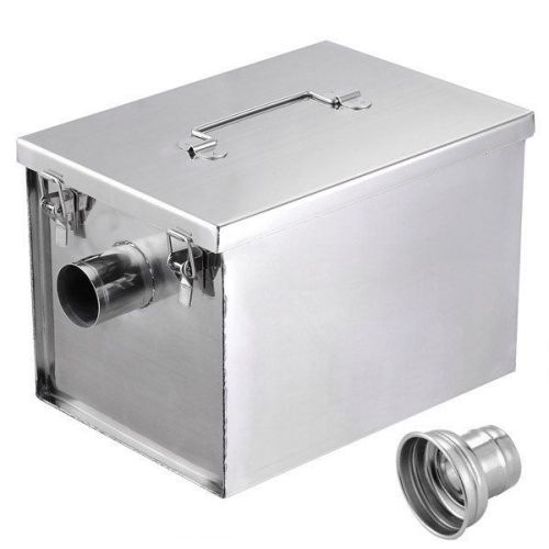 Grease Trap Interceptor 8 lb 5GPM Converter Stainless Steel 1407