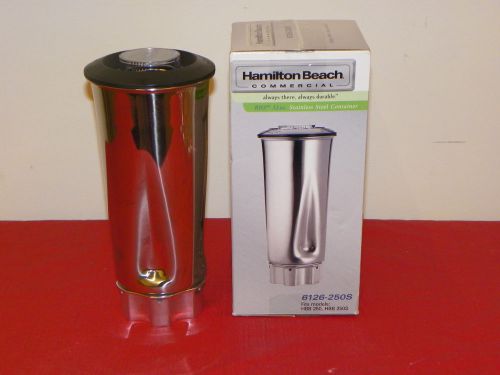 NEW    Hamilton Beach - 6126-250S - 32 oz Stainless Steel Container Assembly