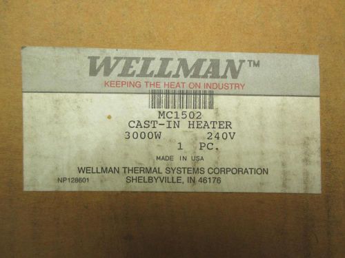 Wellman MC1502 Cast-In Heater 3000W 240V