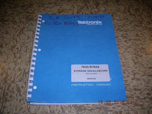 Tektronix 7633 / R7633 Instruction manual with schematics