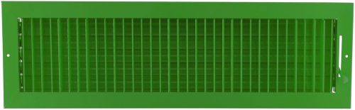 24w&#034; x 6h&#034; ADJUSTABLE AIR SUPPLY DIFFUSER - HVAC Vent Duct Cover Grille [Green]