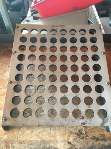 72 Hole Steel Stand for Lathe Type 5C Collets and Tooling