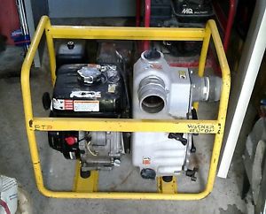 Wacker pt3a water/ trash pump 3&#034; gas honda powered 8 hp 400 gpm gorman rupp pump for sale