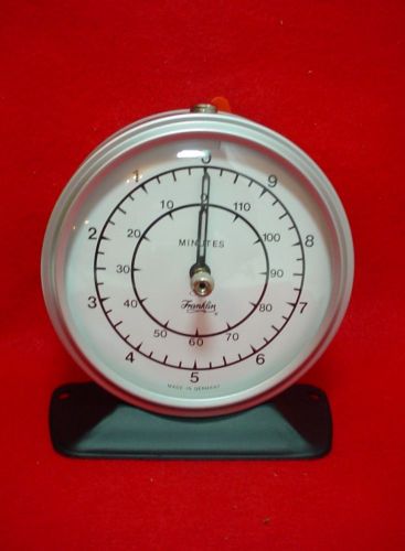 FRANKLIN CDA-4 COUNT DOWN ALARM 120 MINUTE INTERVAL TIMER WIND STAND UP NEW