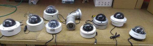 Lot of 10 CCTV Cameras - Samsung, American Dynamics, JVC