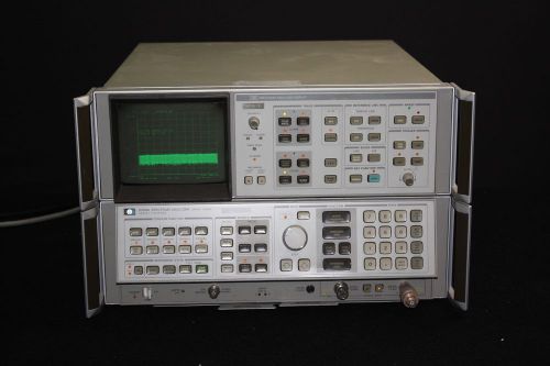 HP 85662A/ 8568A Spectrum Analyzer Display &amp; Analyzer w/ Cables