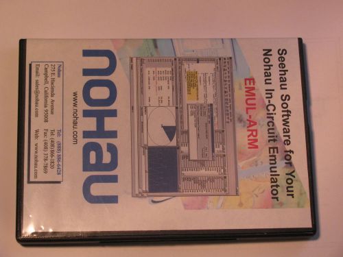 Nohau Seehau EMUL-ARM emulator CD for ARM processors Ver 8.0525A