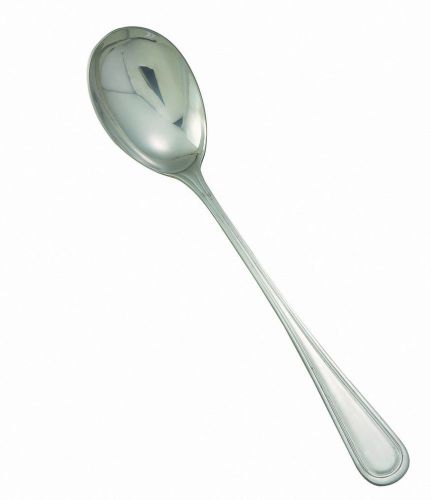 NEW Winco Shangarila 12-Piece Solid Serving Spoon Set, 18-8 Stainless Steel B10