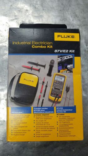 Fluke 87v/e2 industrial true-rms multimeter combo kit for sale