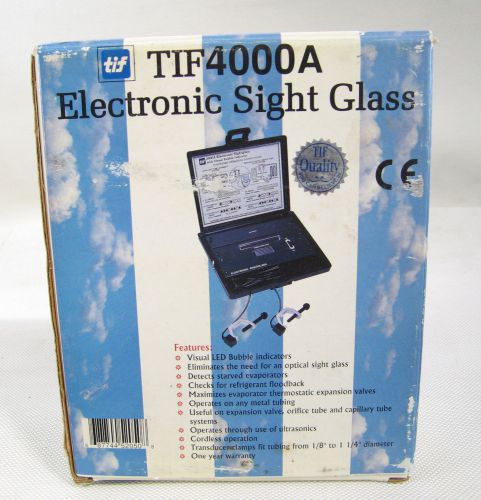 @ TIF 4000A Electronic HVAC Sight Glass