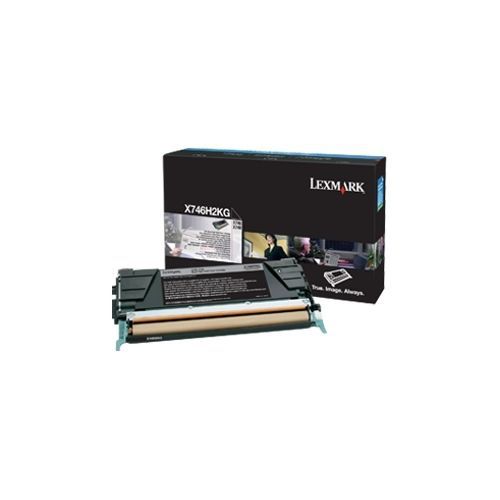 Lexmark supplies x746h2kg black toner cartridge for x746 for sale