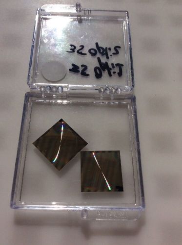 Lot of 2  new rare google glass hologram silicon wafer chips labeled 35 opti 1 for sale