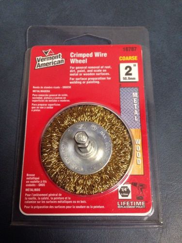 Strip off Coarse Wire Wheel 2&#034; Vermont American