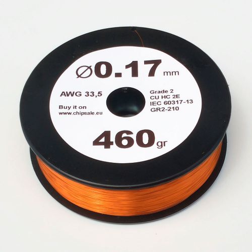 0.17 mm 33,5 AWG Gauge 460 gr ~2200 m Enamelled Copper Magnet Enameled Wire Coil