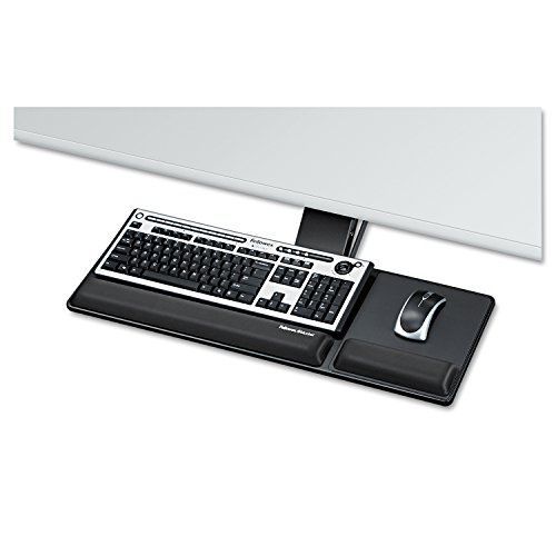 Fellowes Designer Suites Compact Keyboard Tray, Black (8017801)